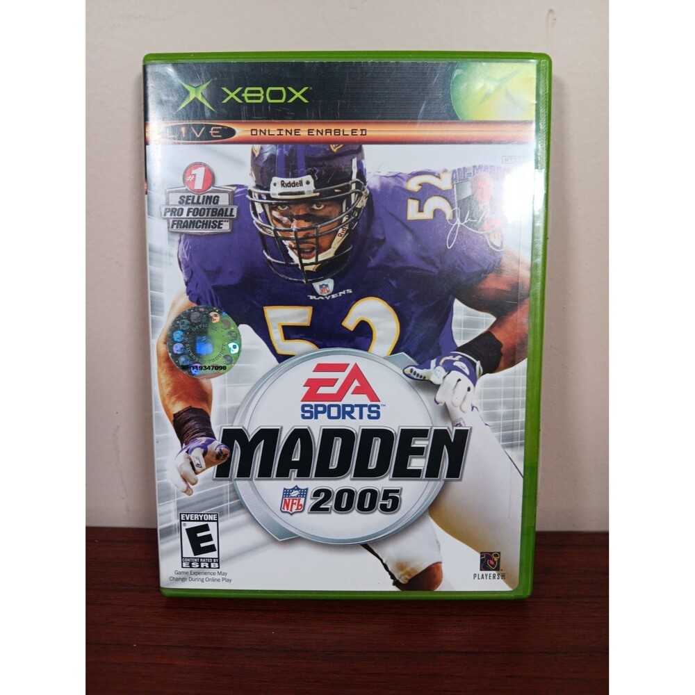 2005 Madden NFL Xbox Original Game With Booklet Rated E Ray Lewis Cover EUC